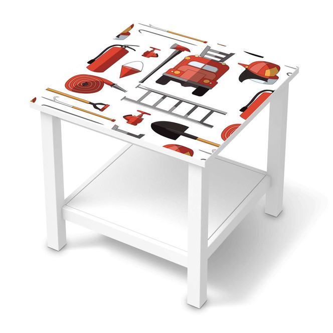 Möbel Klebefolie IKEA Hemnes Tisch 55x55cm - Firefighter- Bild 1