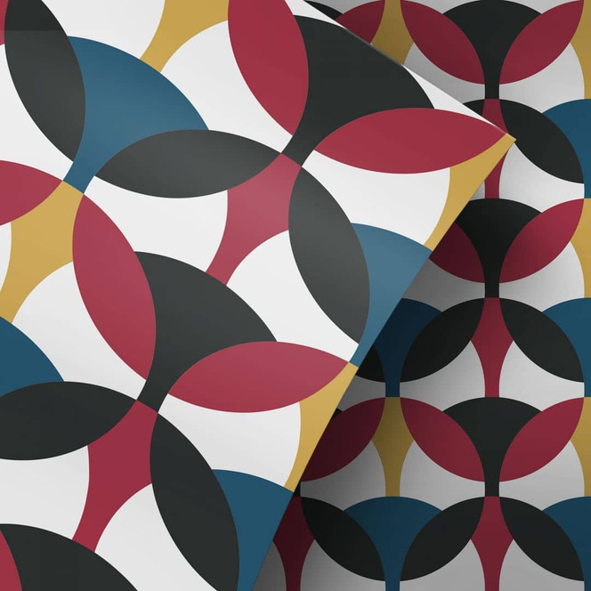 Möbelfolie, Dekofolie - abwischbar - Kreisel