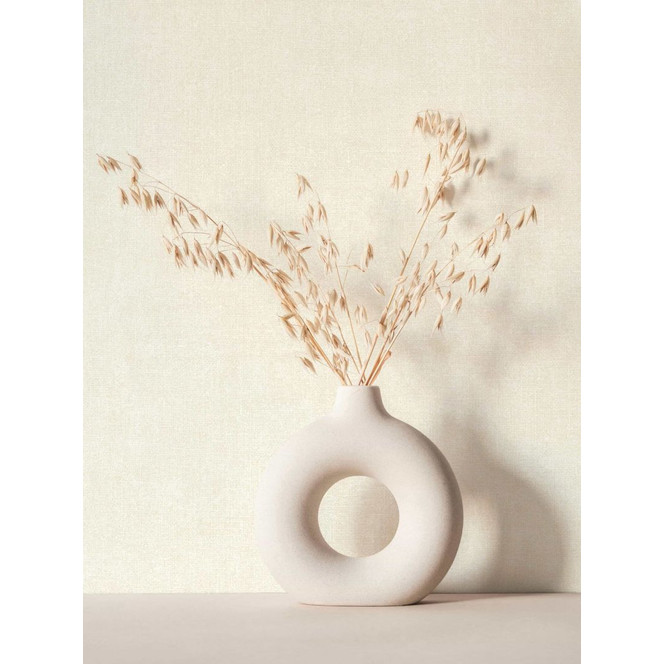 Vliestapete in moderner Struktur einfarbig weiss Uni