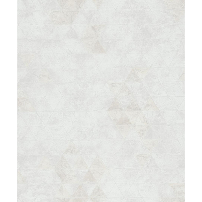 Vliestapete mit kleinen Dreiecken weiss, grau Grafisch