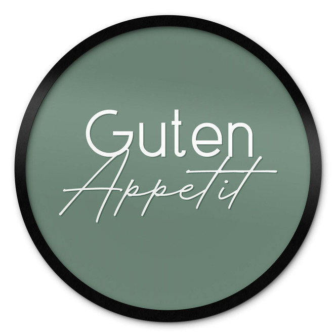 Poster Guten Appetit - Rund