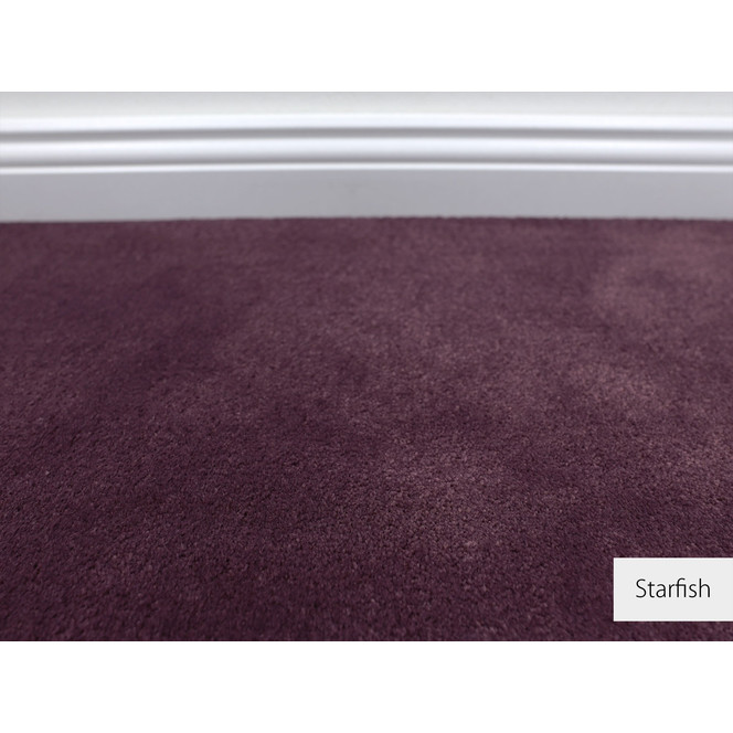 Emily Velours Teppichboden Meterware in Starfish