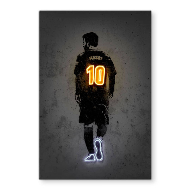 Glasbild Messi - Mielu