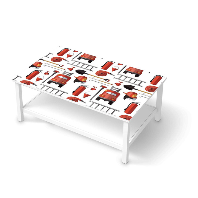 Möbelfolie IKEA Hemnes Tisch 118x75cm - Firefighter- Bild 1
