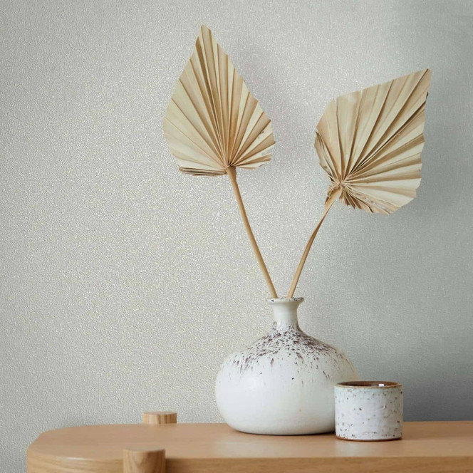 Vliestapete Uni, Struktur Uni Modern matt in Grau