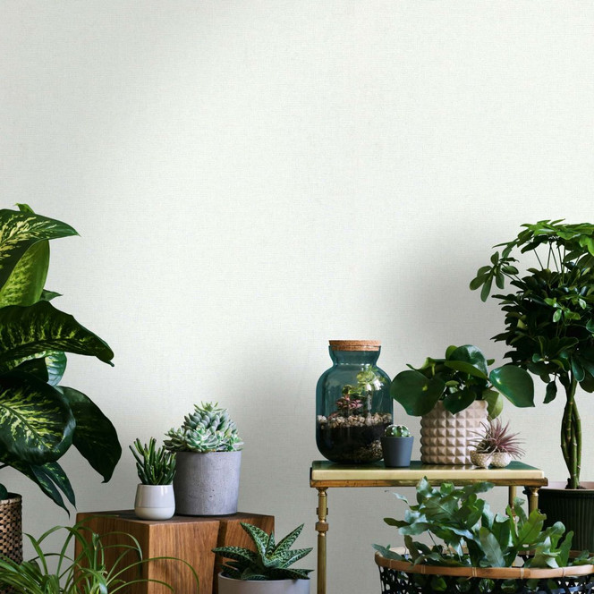 Vliestapete Strukturiert Uni Modern in Weiss