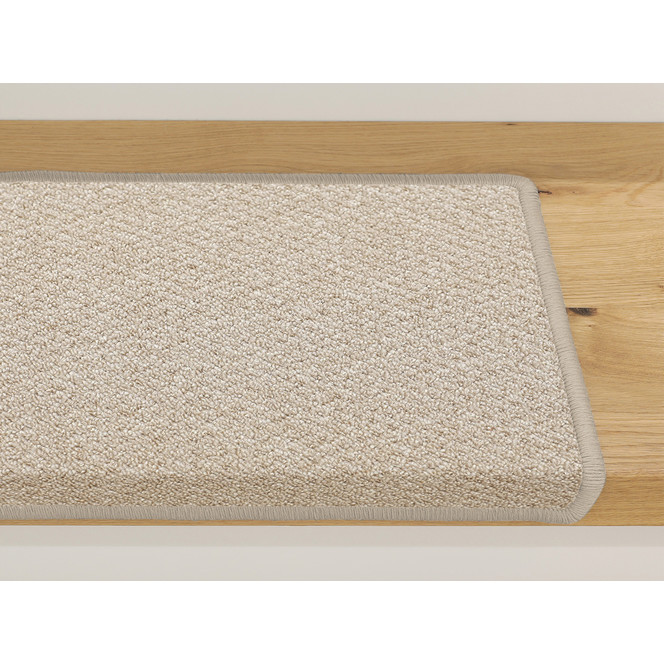 Bijou Loop Stufenmatte Stufenmatte Rechteckig Wunschmass in Beige
