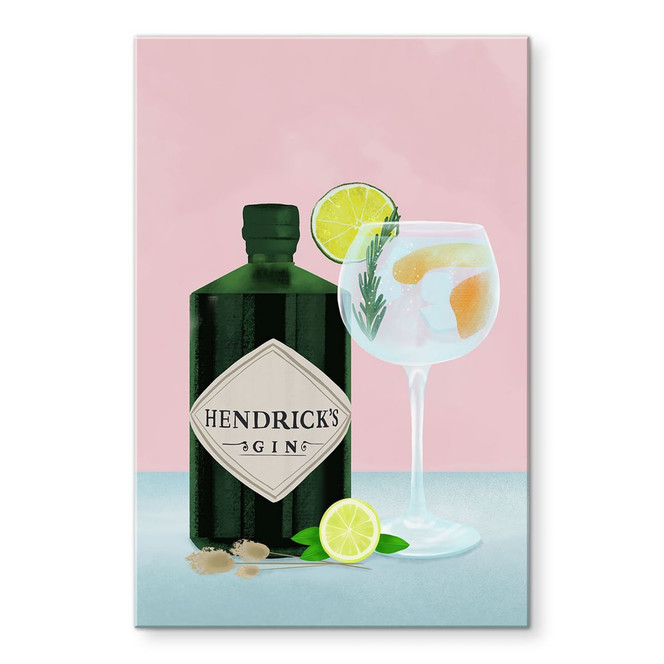 Acrylglasbild Gin Tonic Cocktail - Lizde
