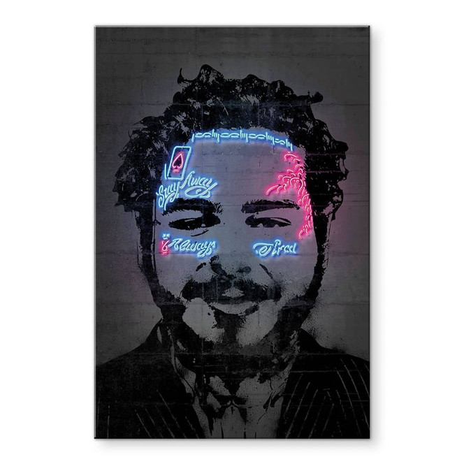 Acrylglasbild Post Malone - Mielu