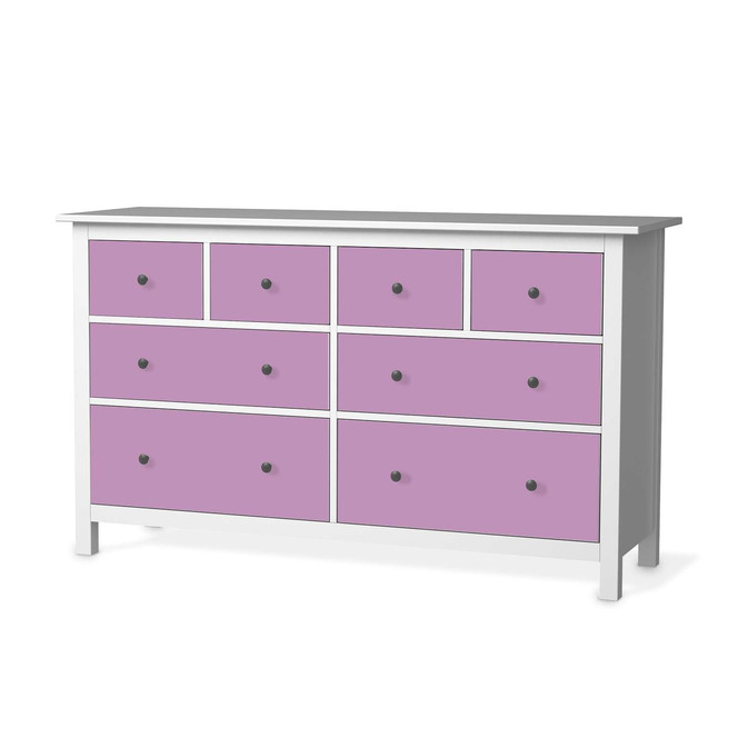 Möbelfolie IKEA Hemnes Kommode 8 Schubladen - Flieder Light- Bild 1