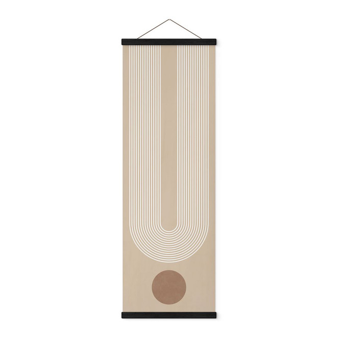 Stoffbild Abstrakte Geometrie in Balance - Ristova - Panorama