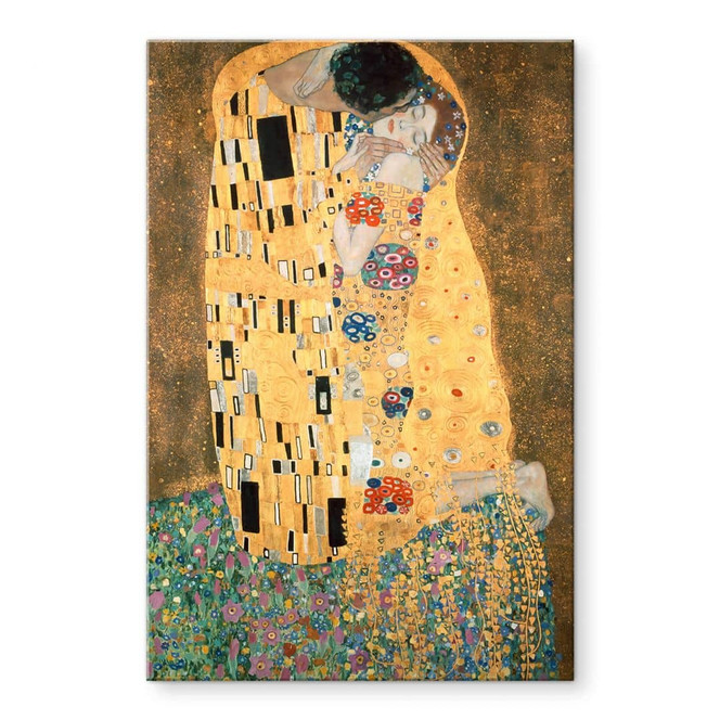 Acrylglasbild Klimt - Der Kuss