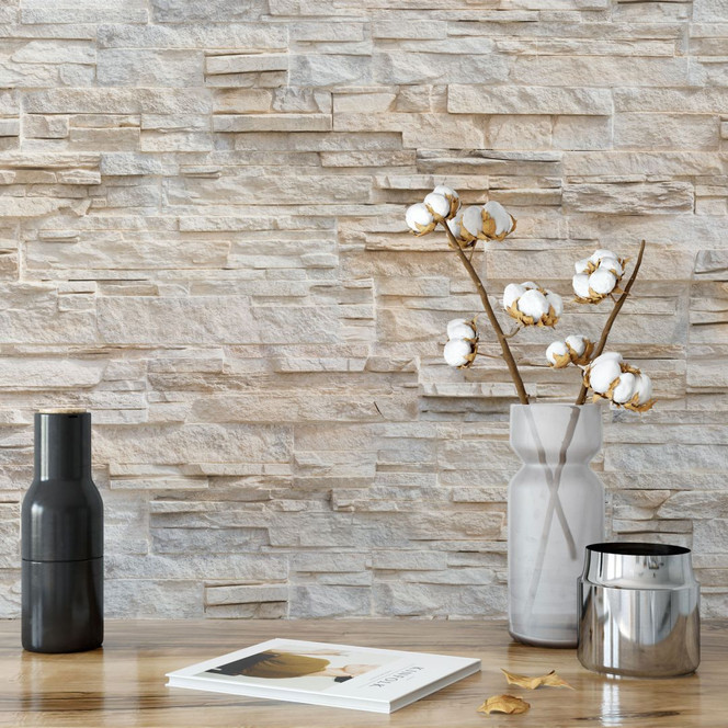 Fototapete Natursteinmauer - Bild 1