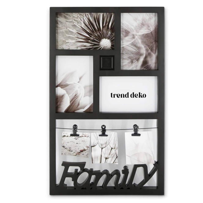 MDF Bilderrahmen Collage Family - 27x46cm - Bild 1