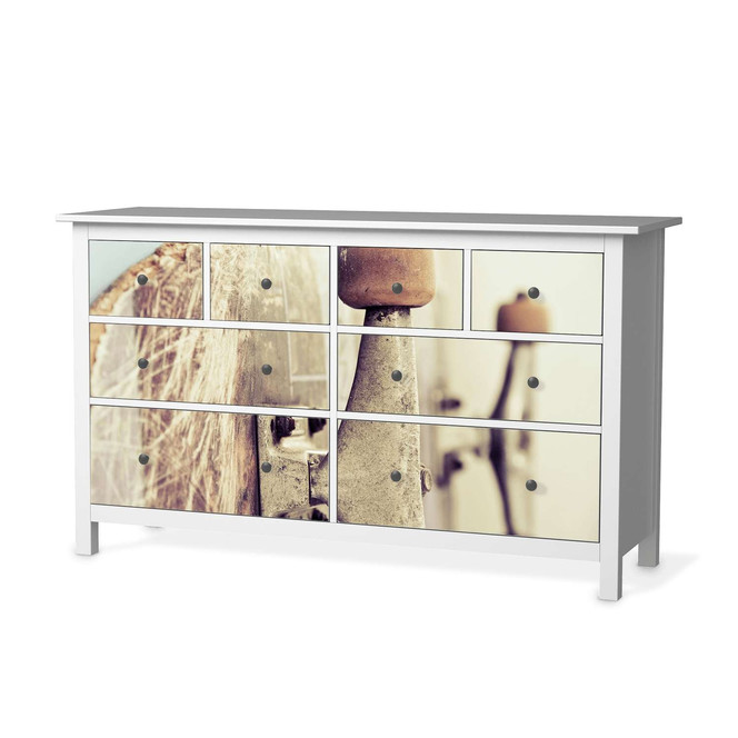Möbelfolie IKEA Hemnes Kommode 8 Schubladen - Skateboard- Bild 1