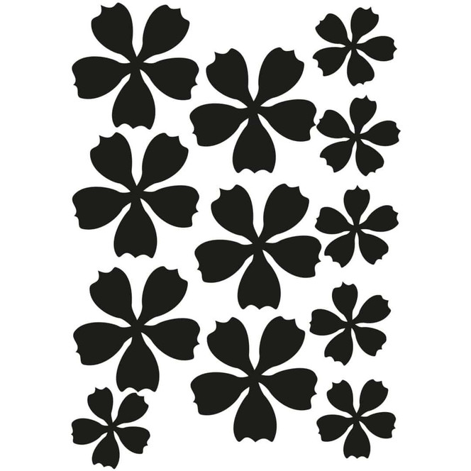 Wandtattoo Blüten-Set 8