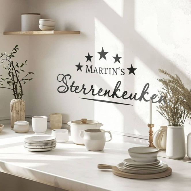 Wandtattoo & Name Sterrenkeuken