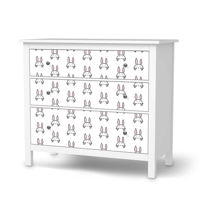 Möbelfolie IKEA Hemnes Kommode 3 Schubladen - Hoppel- Bild 1