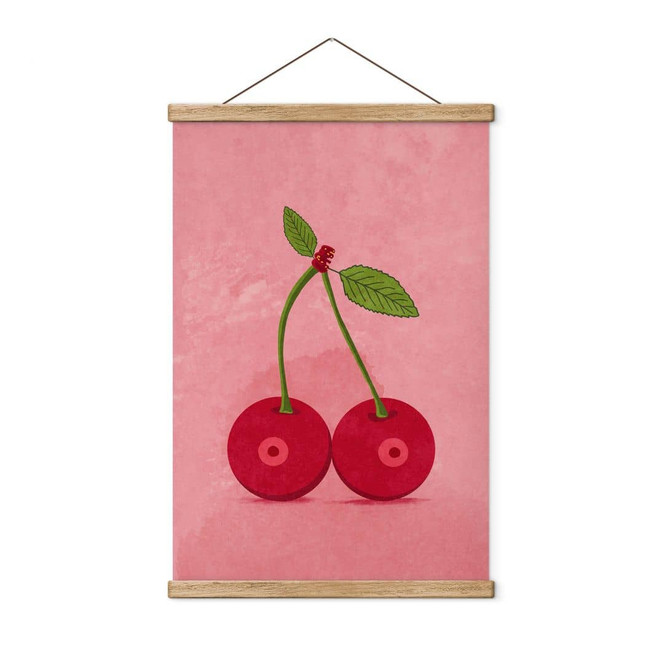 Stoffbild Sinnliche Kirschen - Oltmanns