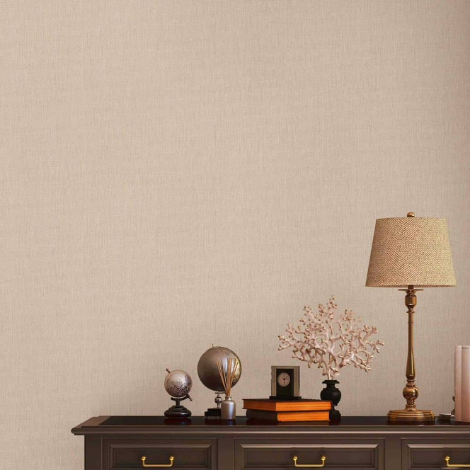 Strukturierte Vliestapete in hellem Beige - Schlichte Eleganz für moderne Raumkonzepte
