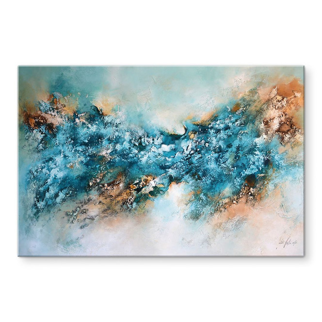 Acrylglasbild Abstrakte Eis Komposition - Fedrau