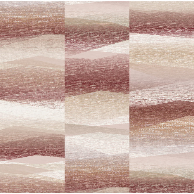 Vliestapete mit grafischem Motiv in rot, beige Grafisch