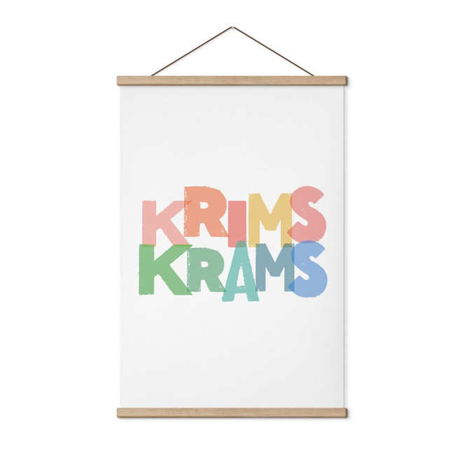 Stoffbild Krimskrams