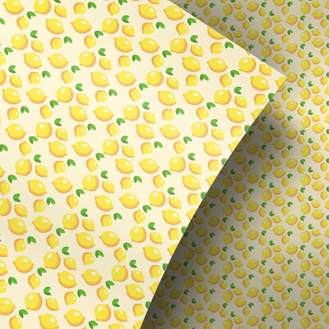 Möbelfolie, Dekofolie - abwischbar - Citrus