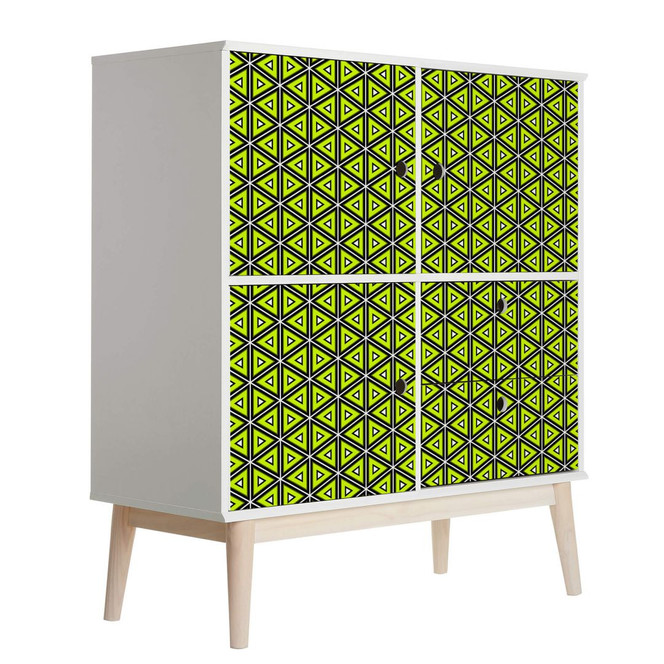 Möbelfolie, Dekofolie - abwischbar - Dreiecke 03