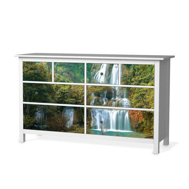 Möbelfolie IKEA Hemnes Kommode 8 Schubladen - Rainforest- Bild 1