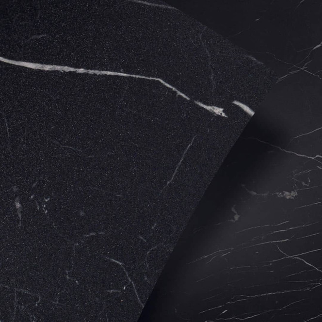 Klebefolie Marmor Optik, Schwarz-Weiss - Möbelfolie, Küchenrückwand, Badfolie, Fliesenaufkleber