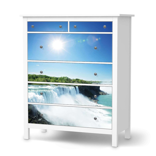 Klebefolie IKEA Hemnes Kommode 6 Schubladen - Niagara Falls- Bild 1
