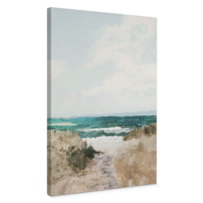 Leinwandbild Dünenweg zum Strand - Hobday