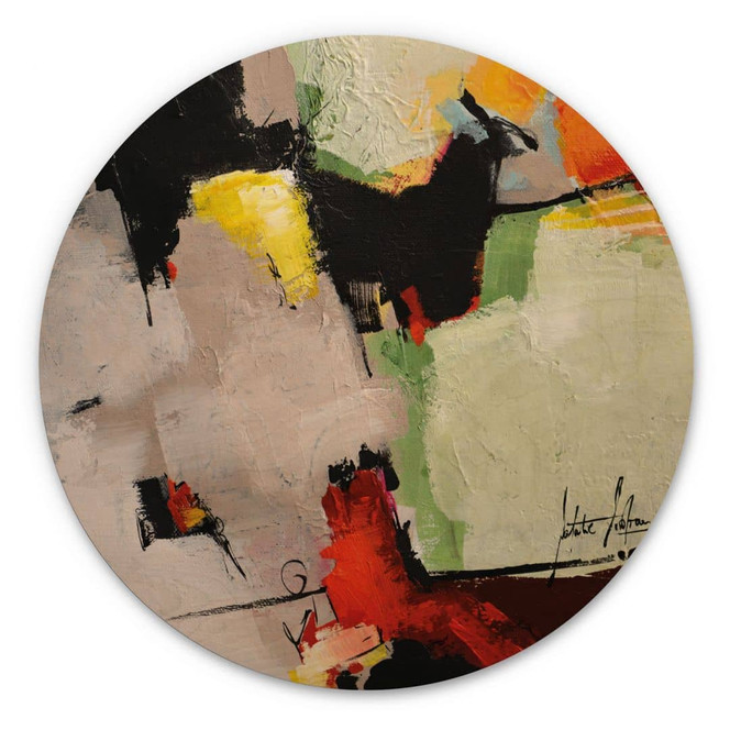 Holzbild Formen und Struktur - Fedrau - Rund