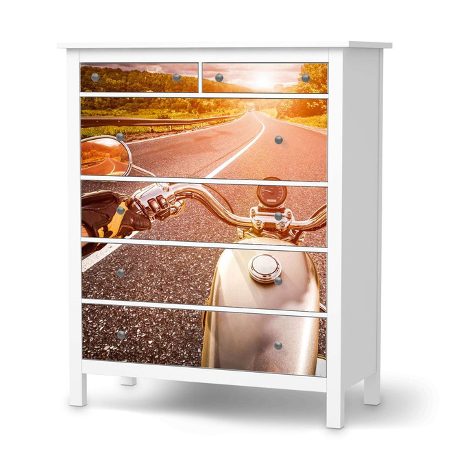 Klebefolie IKEA Hemnes Kommode 6 Schubladen - Easy Rider- Bild 1
