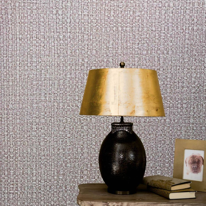 Vliestapete mit einem Bastgewebe und 3D-Effekt grau, beige Struktur