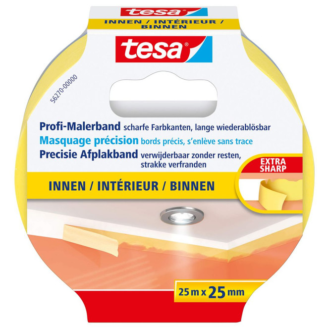 tesa® Profi-Malerband Innen 25m x 25mm