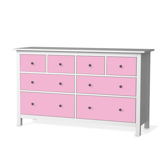 Möbelfolie IKEA Hemnes Kommode 8 Schubladen - Pink Light- Bild 1