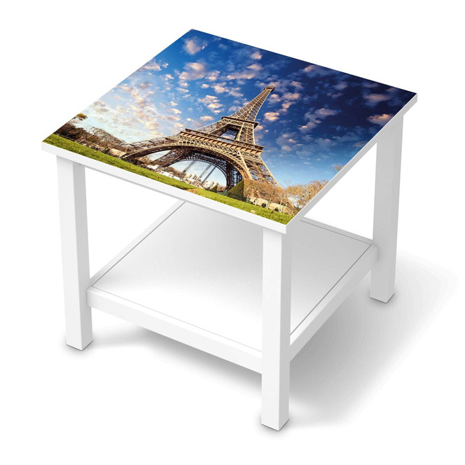 Möbel Klebefolie IKEA Hemnes Tisch 55x55cm - La Tour Eiffel- Bild 1