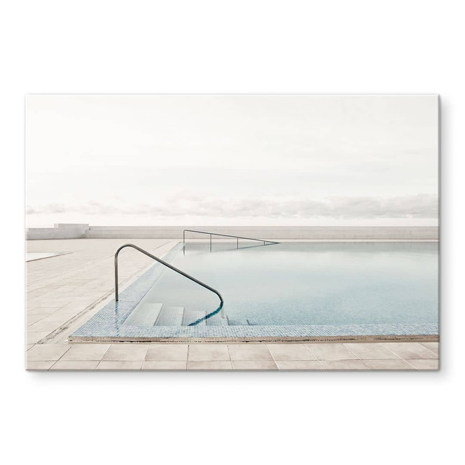 Acrylglasbild Infinity Pool mit Blick auf die Wolken - Steinkopff