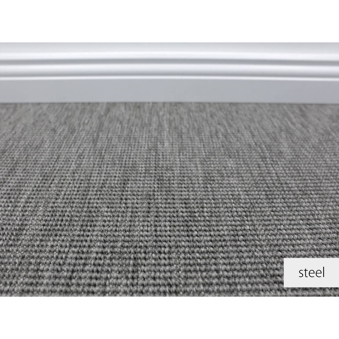 HEVO Pro-Nature Gewerbe Teppichboden Meterware in Steel