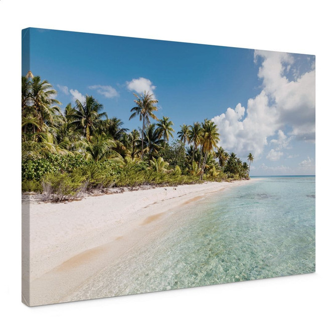 Leinwandbild Palmenstrand in der Südsee - Colombo