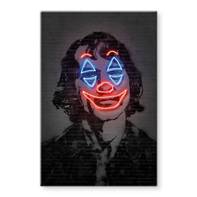 Glasbild Joker - Mielu