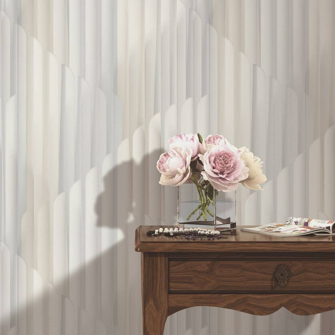 Grafiktapete Elysium creme