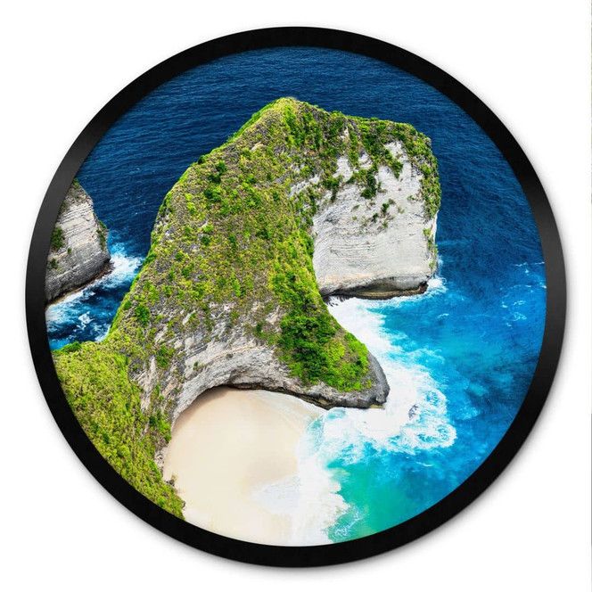 Poster Felsenküste von Nusa Penida - Hugonnard - Rund