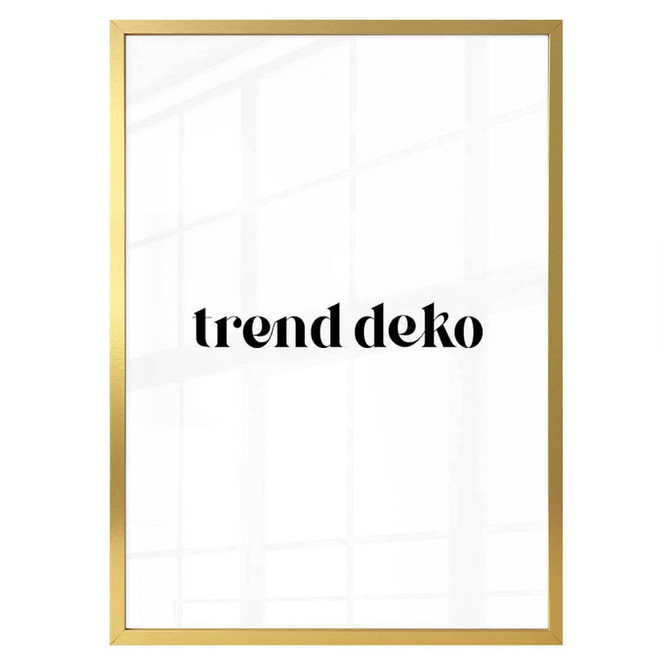 Bilderrahmen aus Holz - gold - 30x40cm - Bild 1