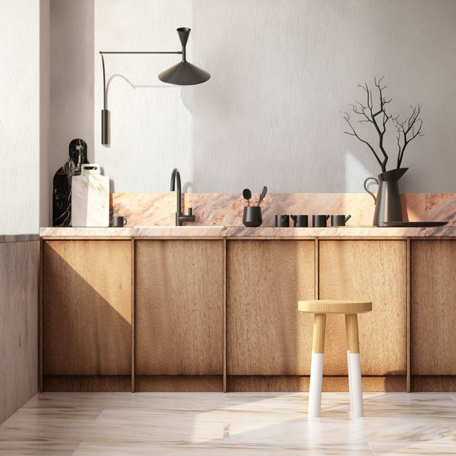 Vliestapete in 3D-Streifenoptik weiss Streifen