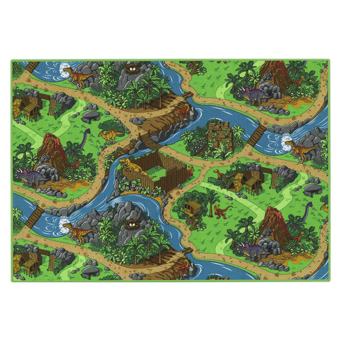 Saurier Kinderteppich Rechteck Wunschmass