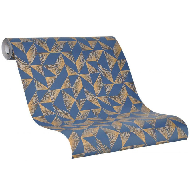 Vliestapete Grafisch Modern in Blau