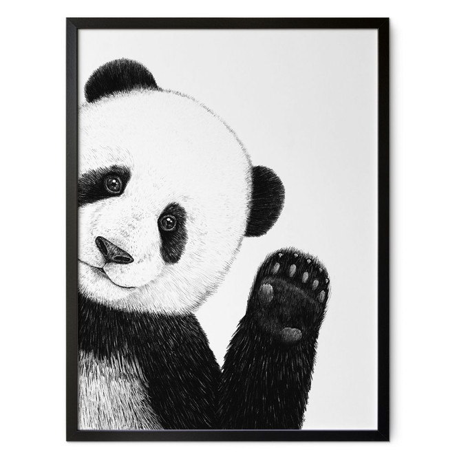 Poster Winkender Panda - Korenkova